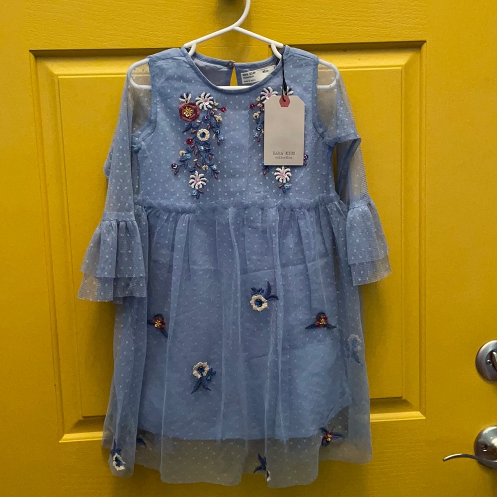 Zara kids dress sz 5 NWT